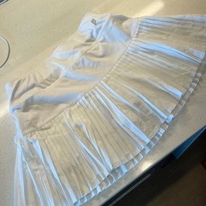 Pleated tennis skirt